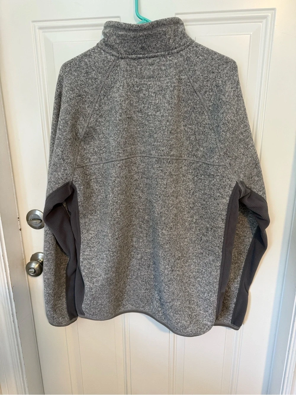 Nordic Ware Gray Half-Zip Knit Pullover Sweater